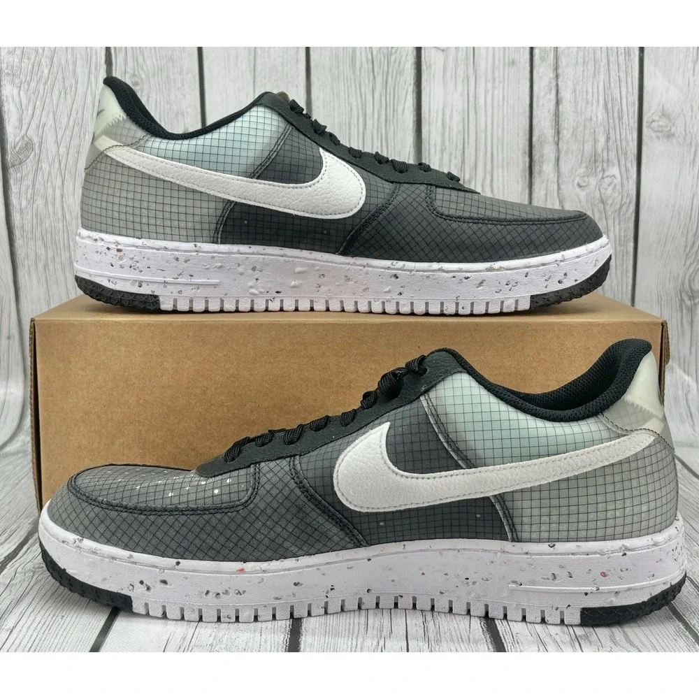 Nike Air Force 1‎ Crater Move To Zero Black White Size 13 DH2521 001